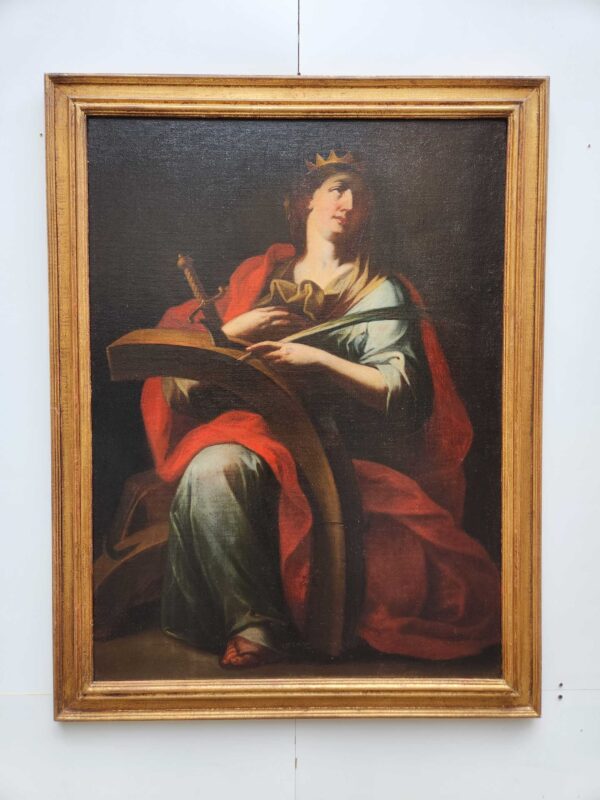Dipinto antico raff Santa - immagine 8