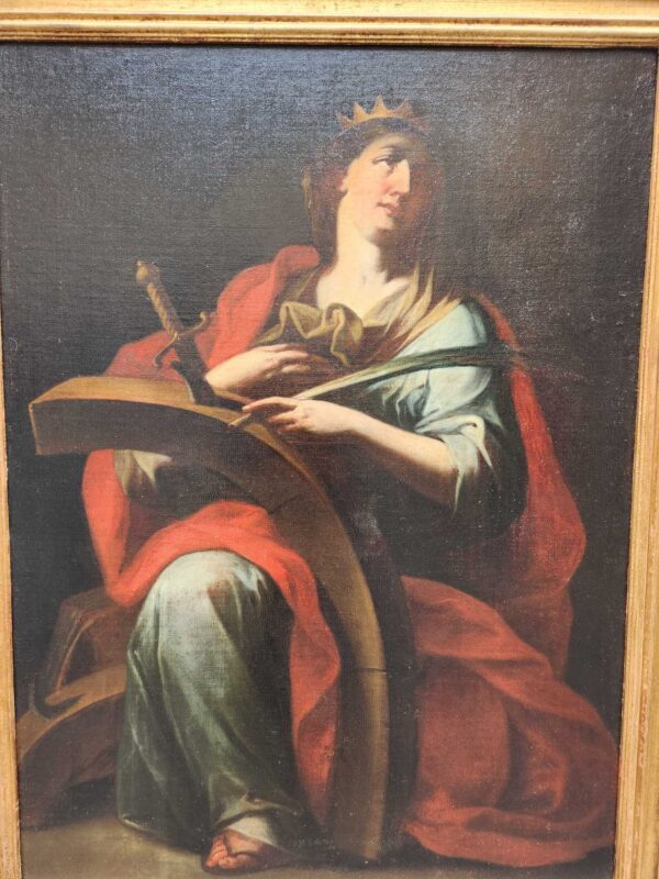 Dipinto antico raff Santa - immagine 4