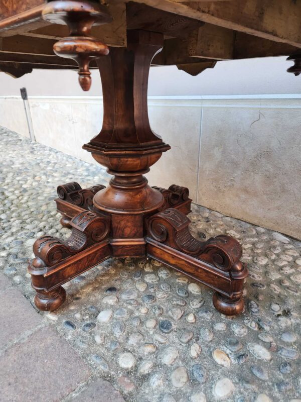 Tavolino antico a biscotto - immagine 14
