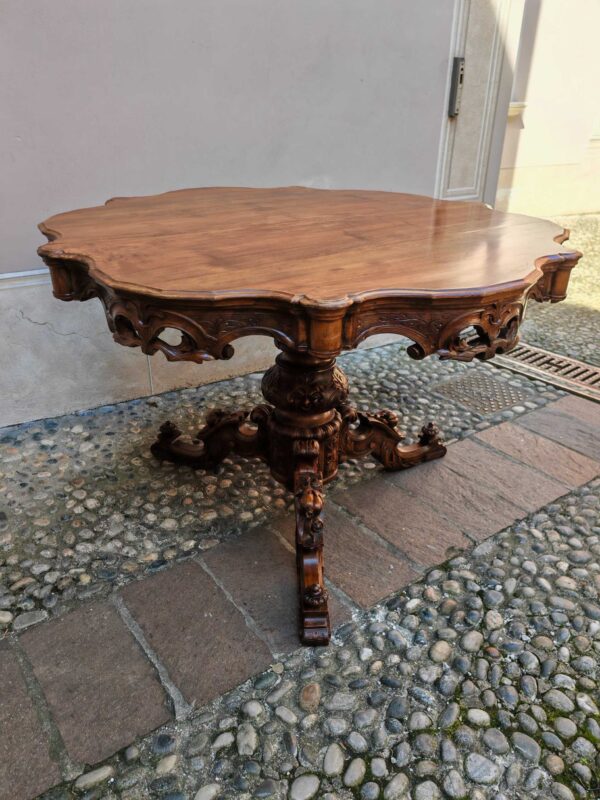 Tavolo antico rotondo - immagine 8