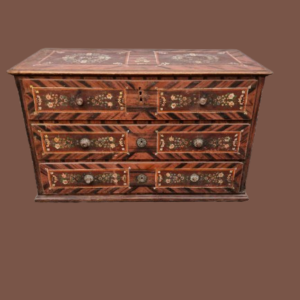 Cassettone antico laccato dipinto
