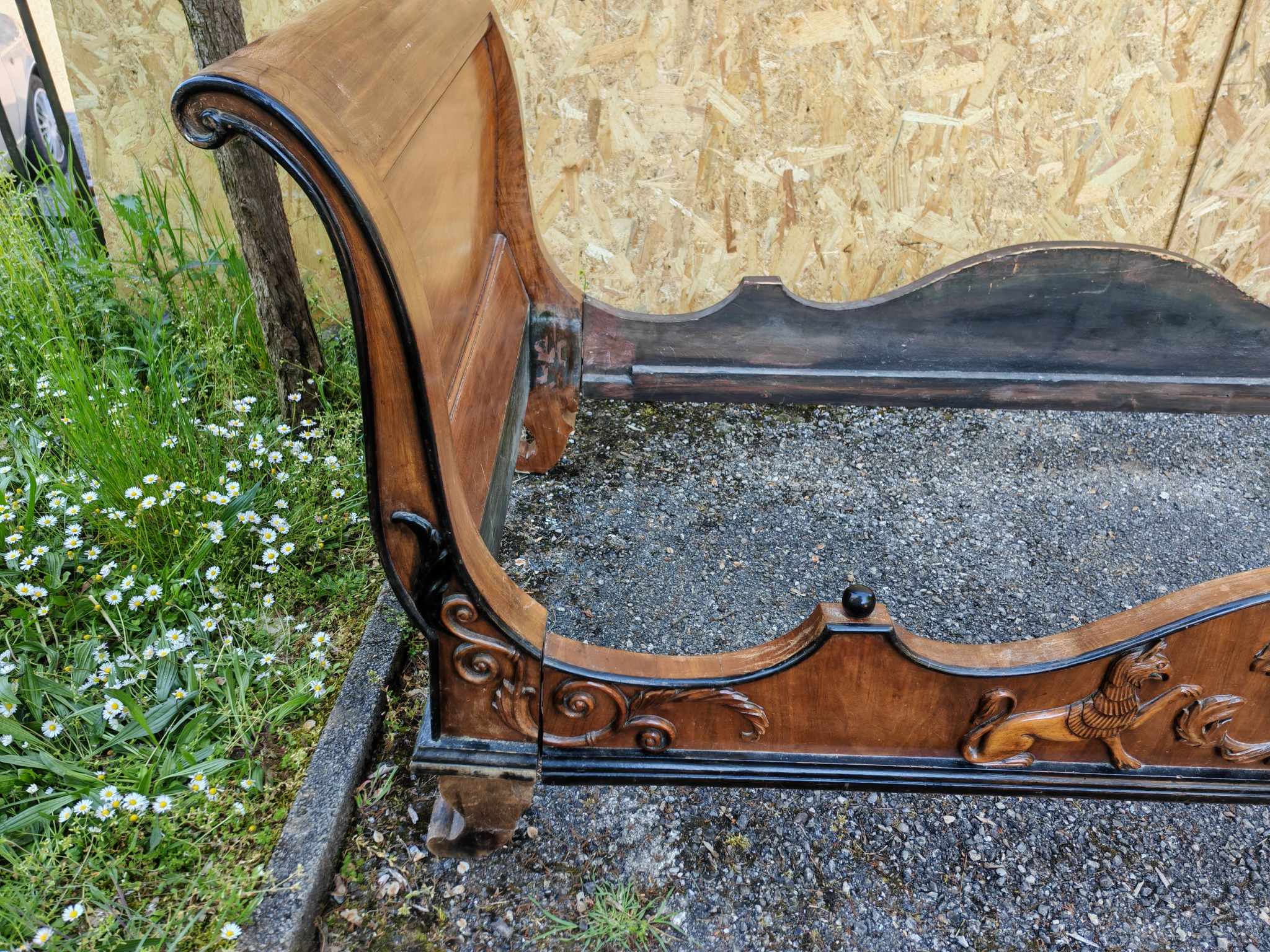 Letto antico epoca 800 - immagine 7