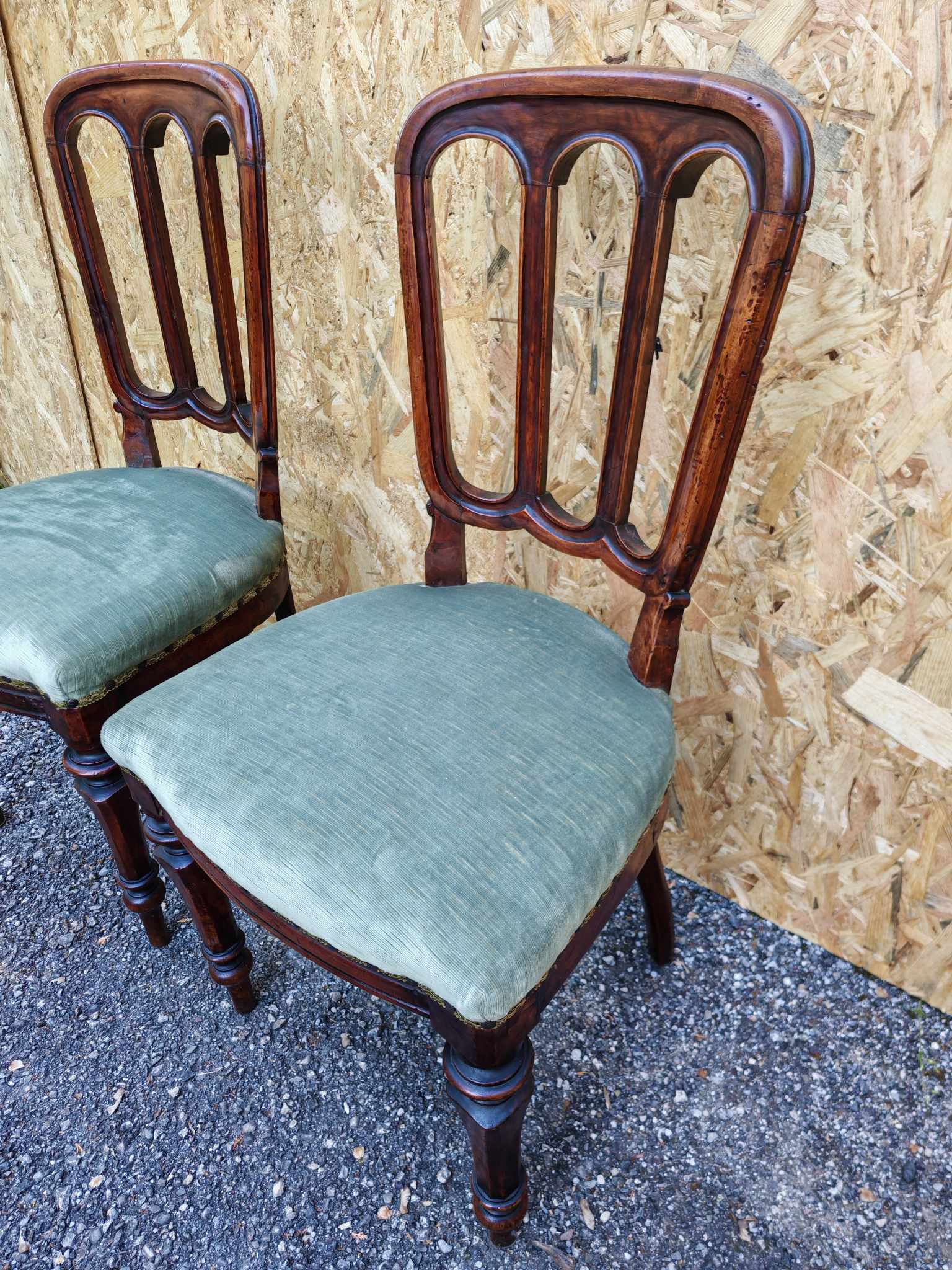 Coppia di sedie epoca 800 - immagine 7