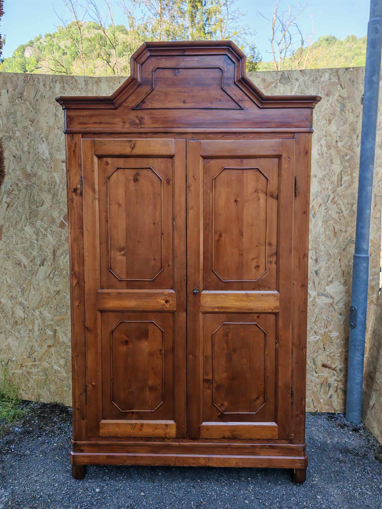 Armadio epoca 800 legno di abete - immagine 11