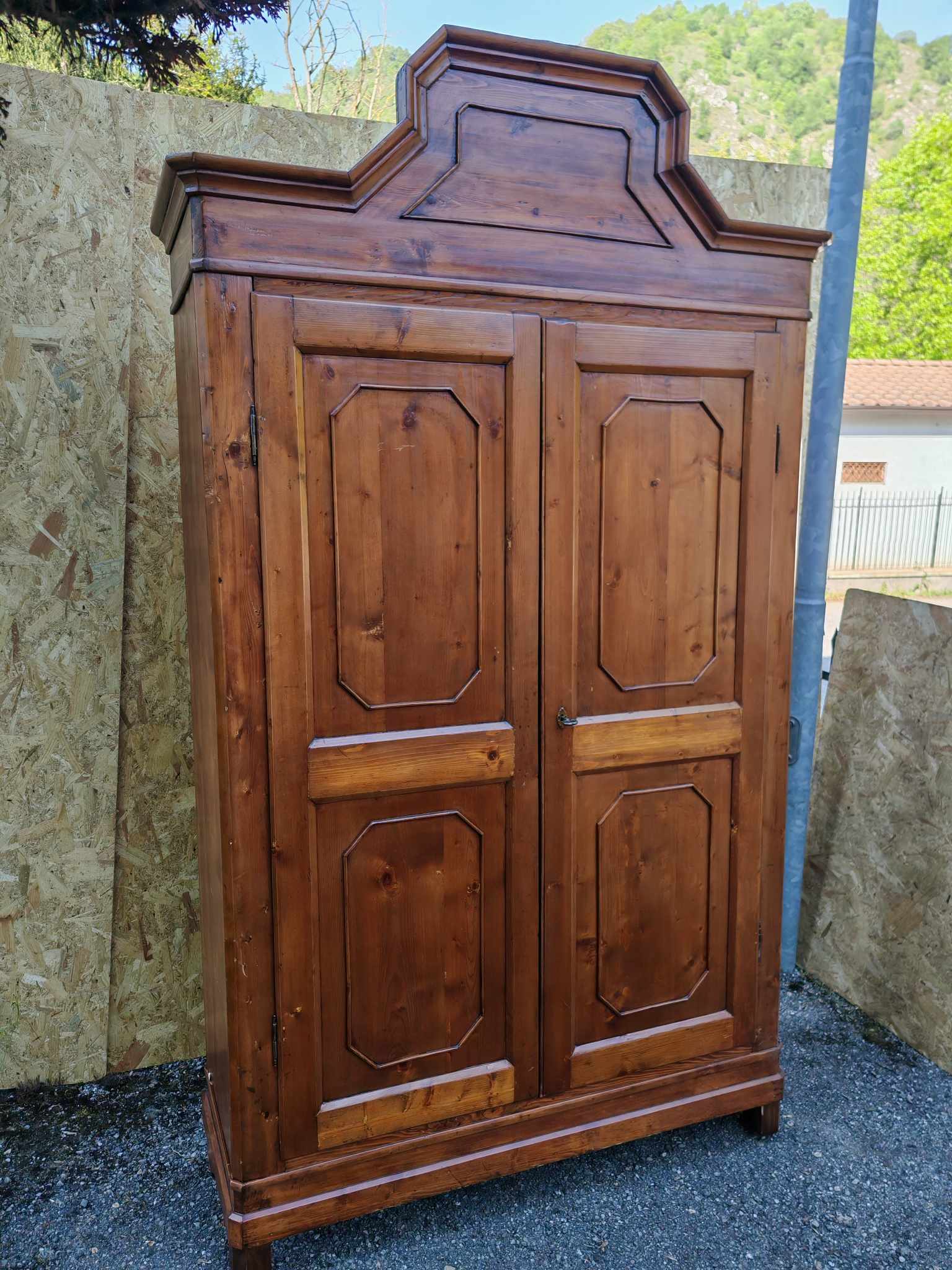 Armadio epoca 800 legno di abete - immagine 3
