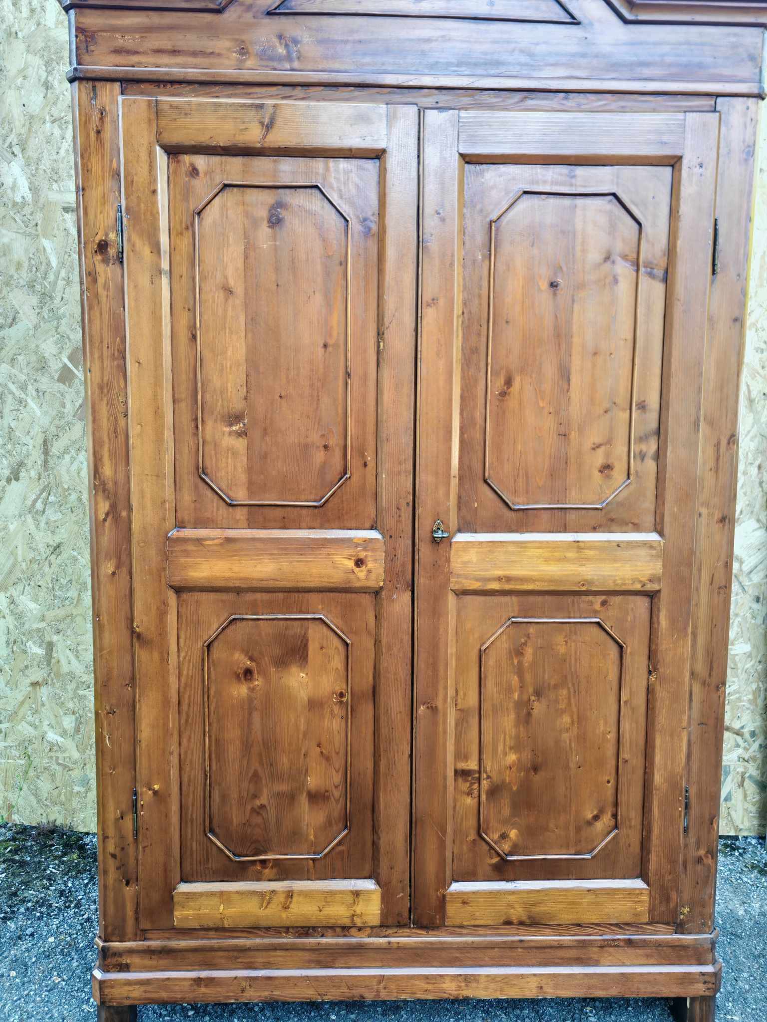Armadio epoca 800 legno di abete - immagine 5