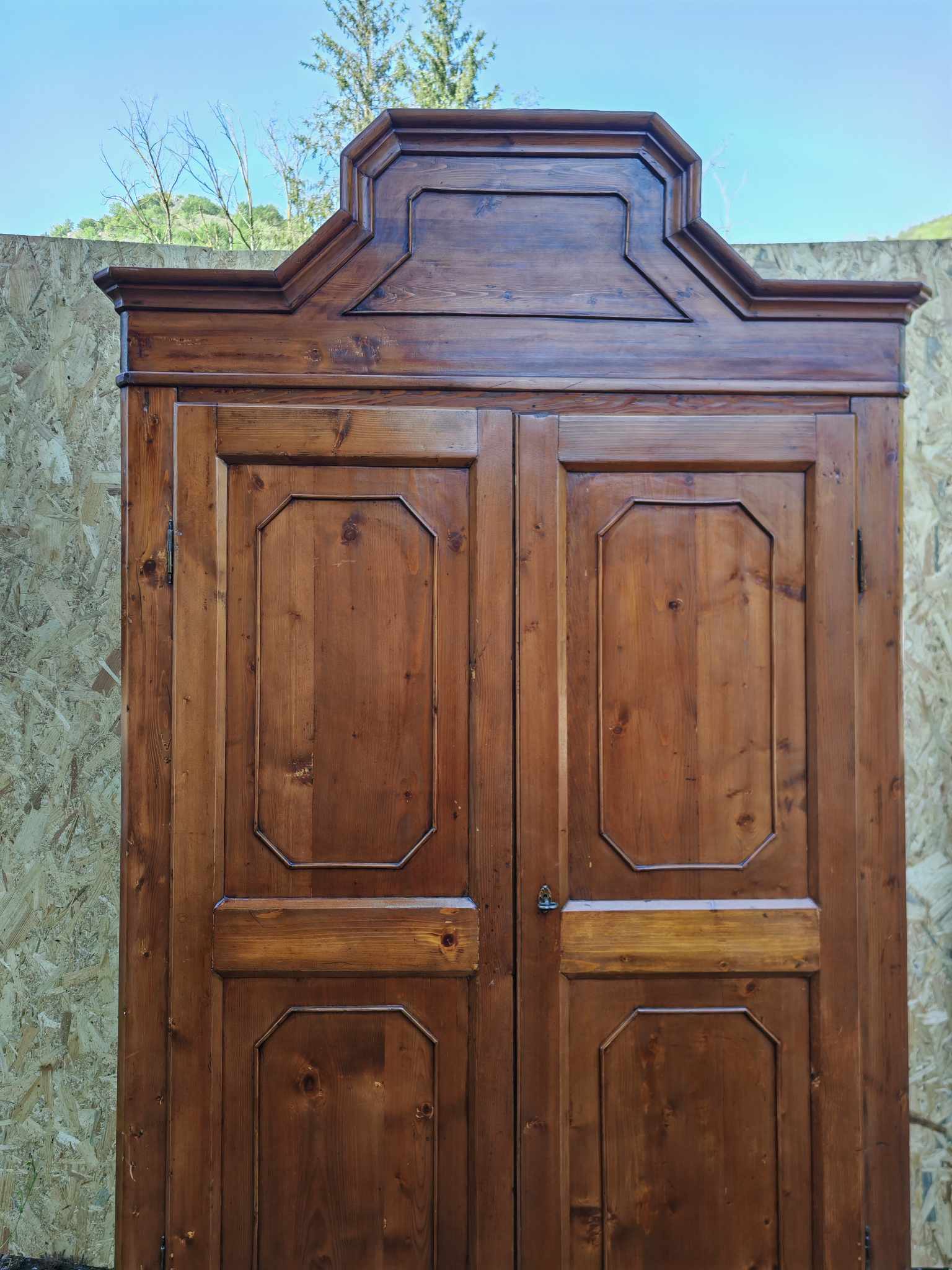 Armadio epoca 800 legno di abete - immagine 8