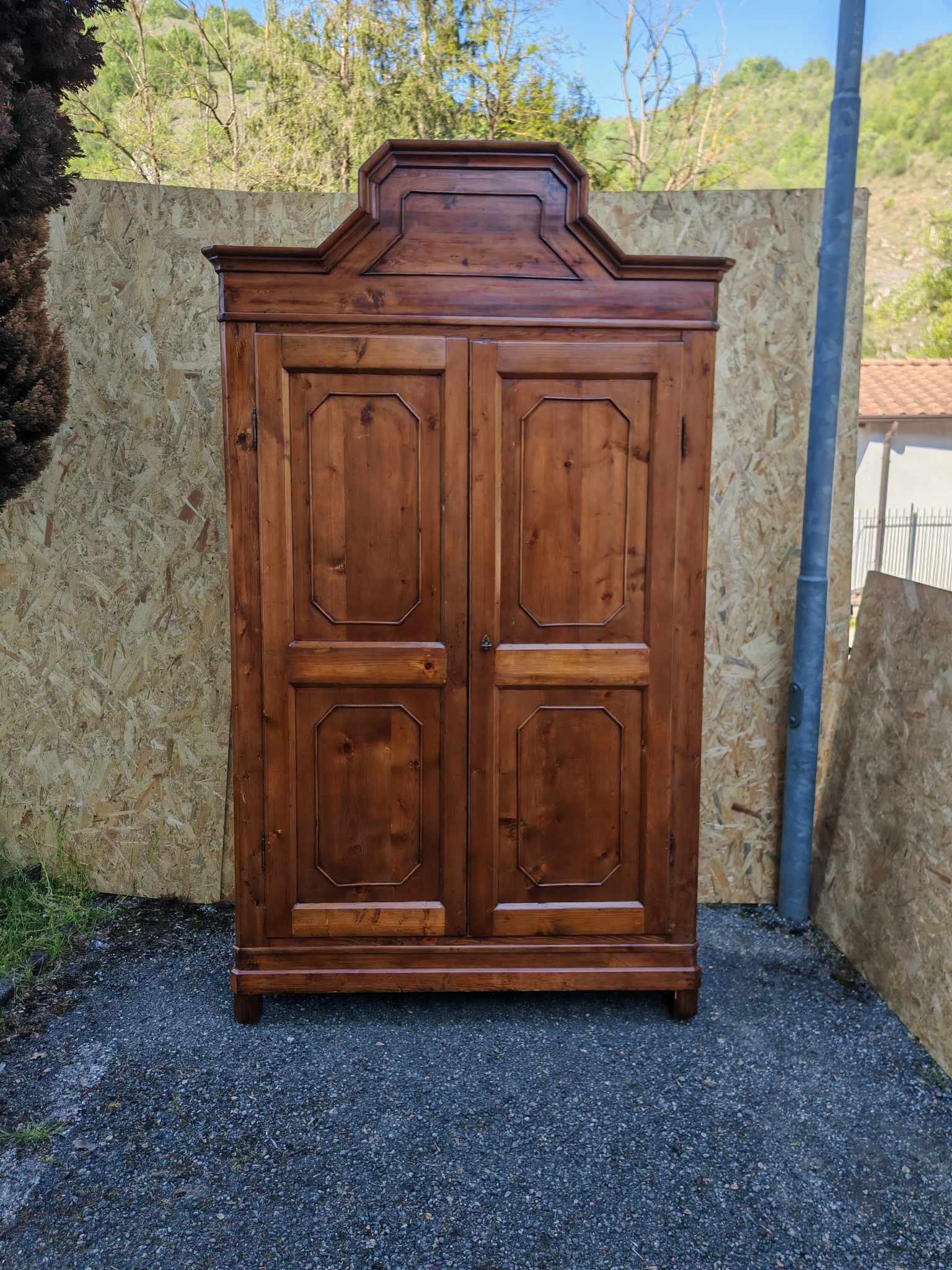 Armadio epoca 800 legno di abete - immagine 2