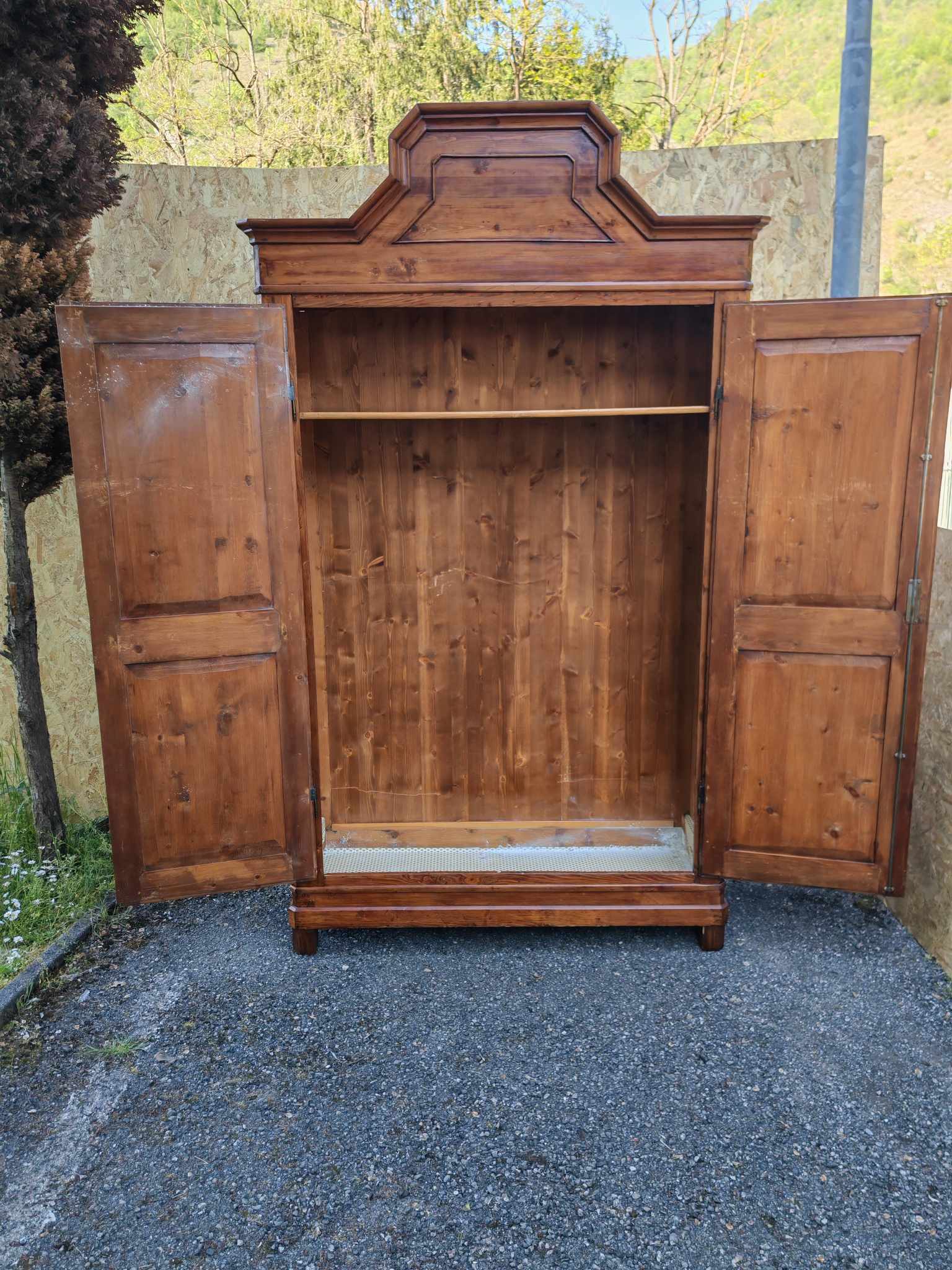 Armadio epoca 800 legno di abete - immagine 10