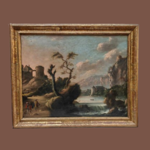Quadro Paesaggio antico epoca 700