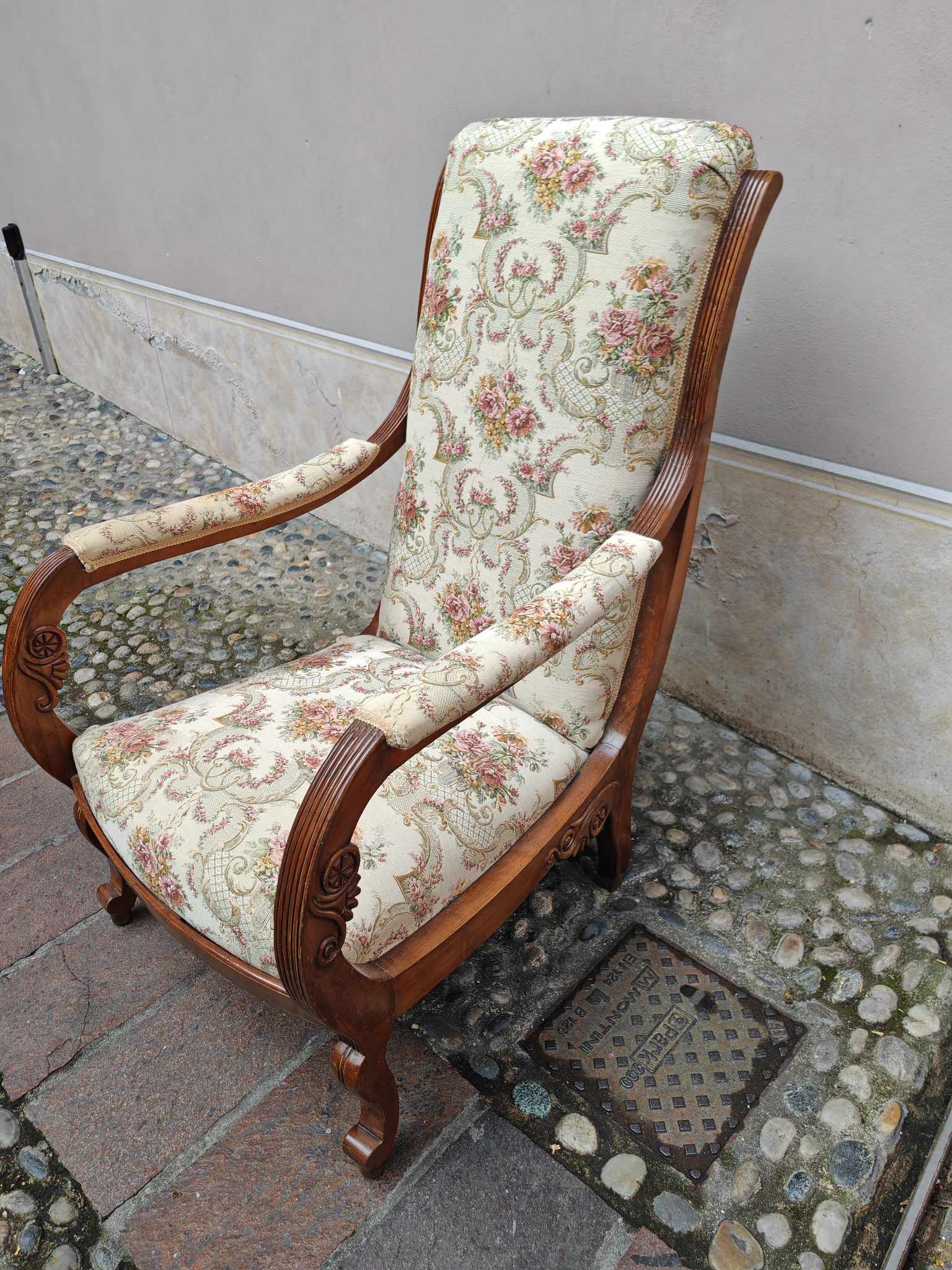Poltrona antica epoca 800 - immagine 11