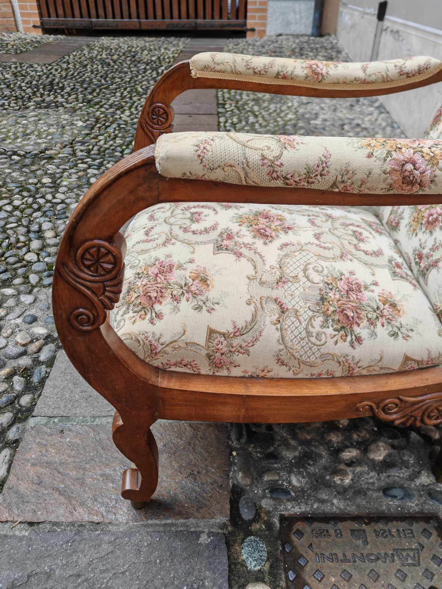 Poltrona antica epoca 800 - immagine 10
