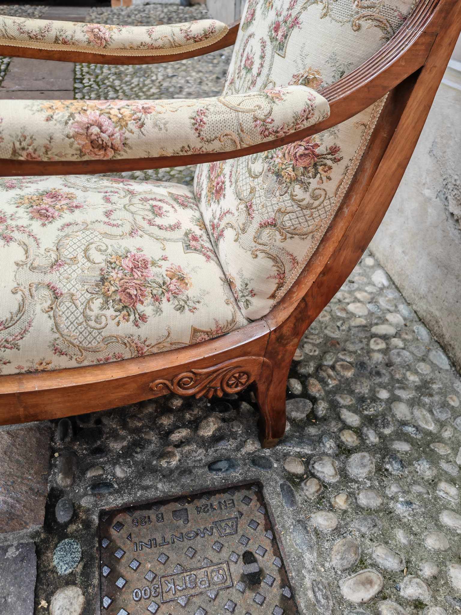 Poltrona antica epoca 800 - immagine 9