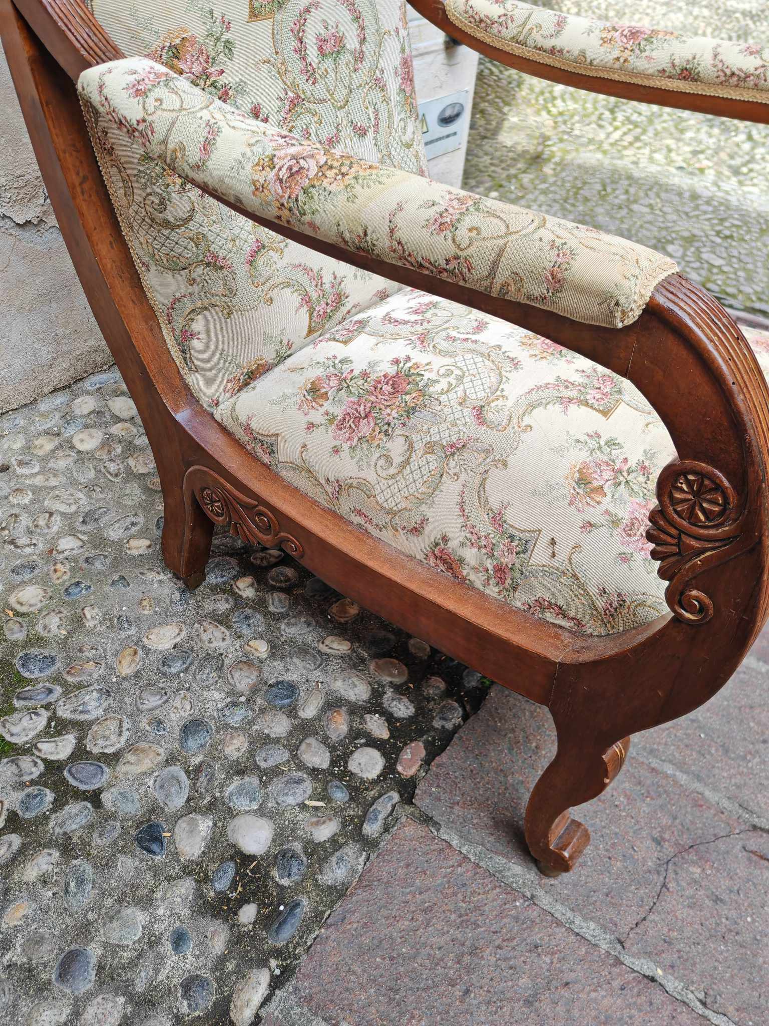 Poltrona antica epoca 800 - immagine 17