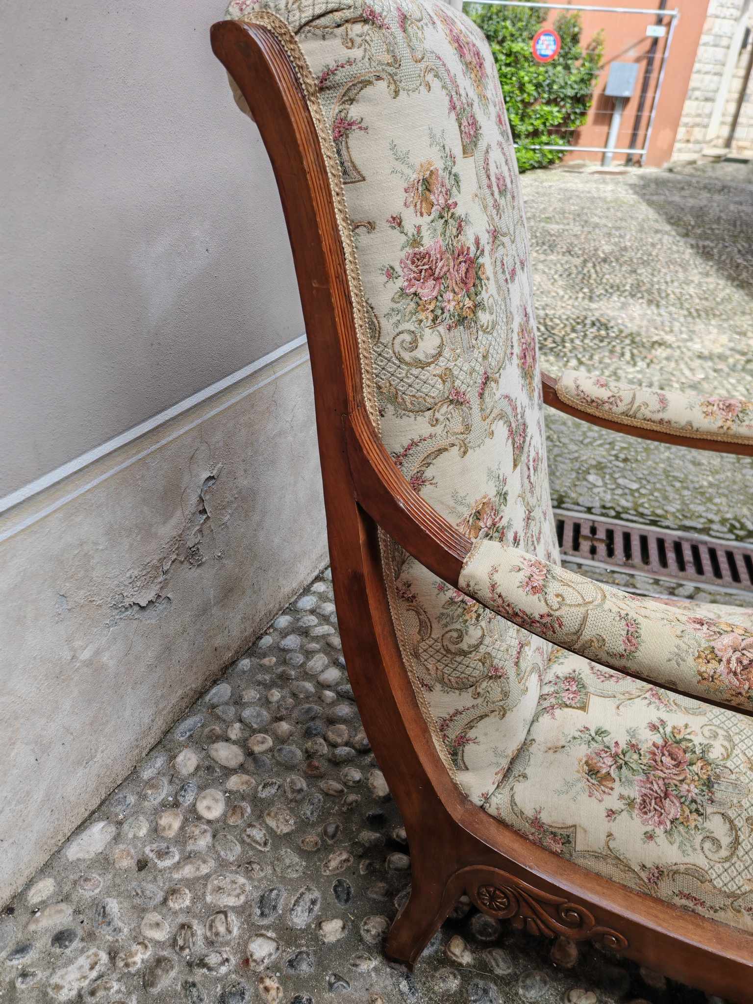 Poltrona antica epoca 800 - immagine 8