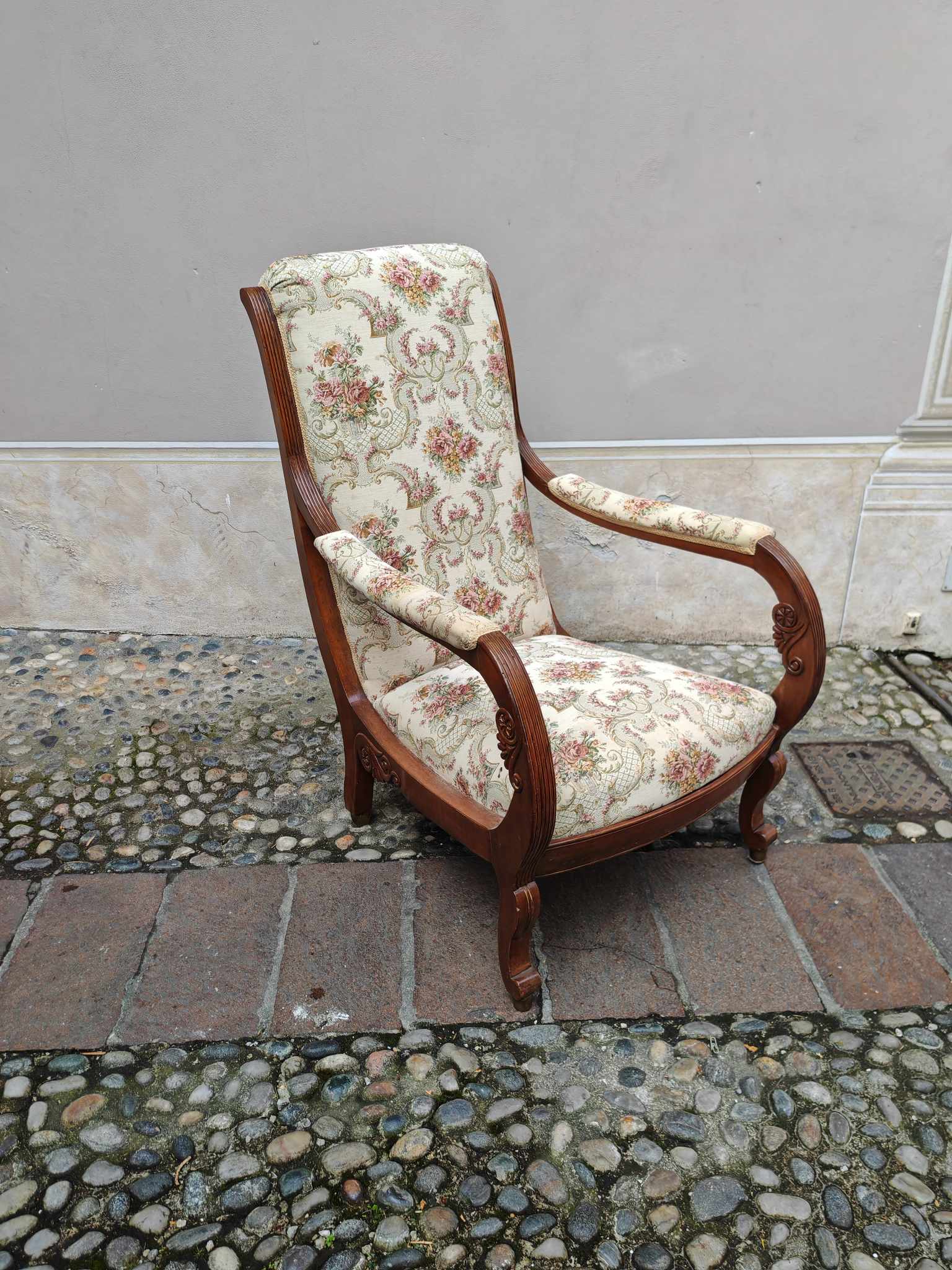 Poltrona antica epoca 800 - immagine 3