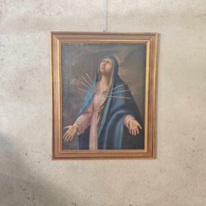 Alternative view of Dipinto antico Raff. Madonna Addolorata