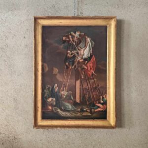 Alternative view of Quadro antico Raffigurante Deposizione