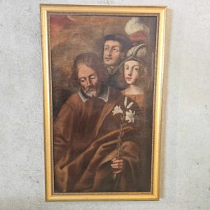 Alternative view of Dipinto antico con santo