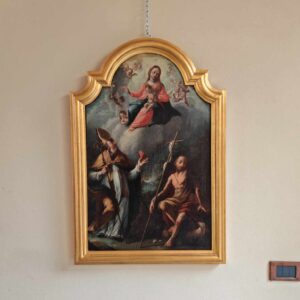 Alternative view of Quadro antico Raff Madonna con Santi