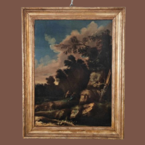 Dipinto Paesaggio antico epoca 700