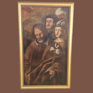 Dipinto antico con santo