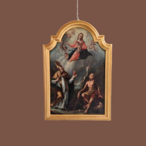 Quadro antico Raff Madonna con Santi