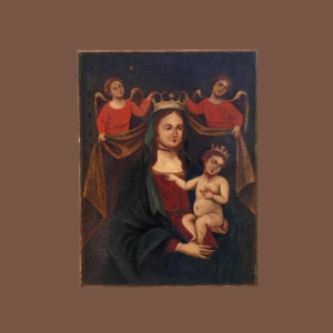 Dipinto antico Madonna con Bambino