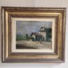 Quadro antico raff paesaggio rurale - immagine 3