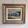 Quadro antico raff paesaggio rurale - immagine 9