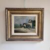 Quadro antico raff paesaggio rurale - immagine 11