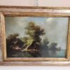 Quadro antico raff. Paesaggio - immagine 4