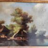 Quadro antico raff. Paesaggio - immagine 7