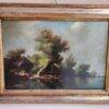Quadro antico raff. Paesaggio - immagine 5
