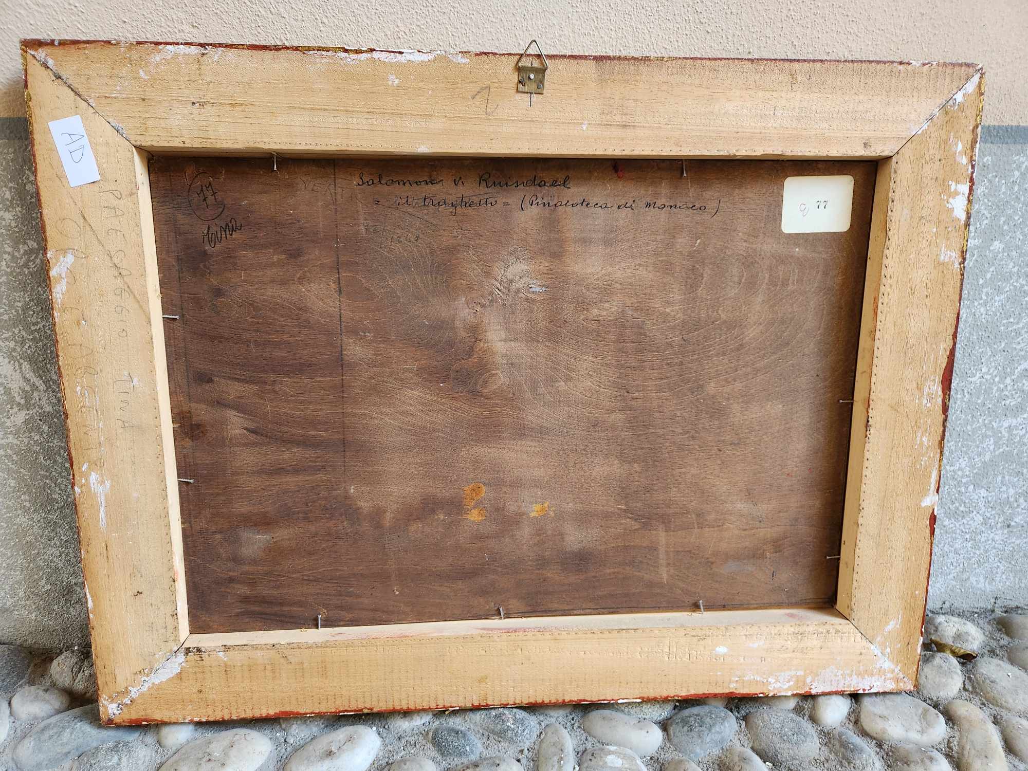 Quadro antico raff. Paesaggio - immagine 9
