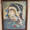 Dipinto epoca 900 raff. Volto - immagine 4