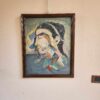 Dipinto epoca 900 raff. Volto - immagine 2