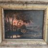 Quadro epoca 800/900 Paesaggio Fluviale - immagine 4