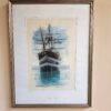 Quadro epoca 900 raff. Nave - immagine 3