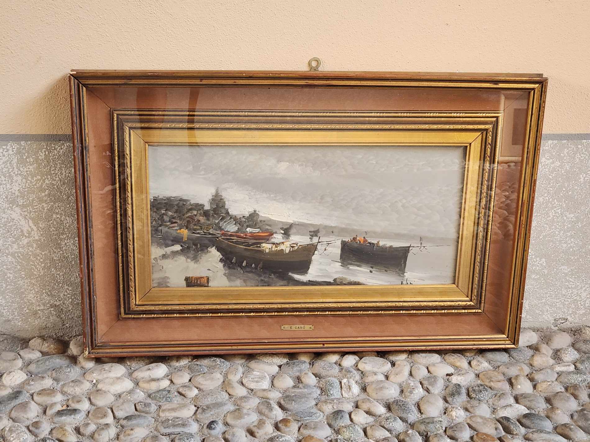 Quadro epoca 900 pittore E. Canò - immagine 4