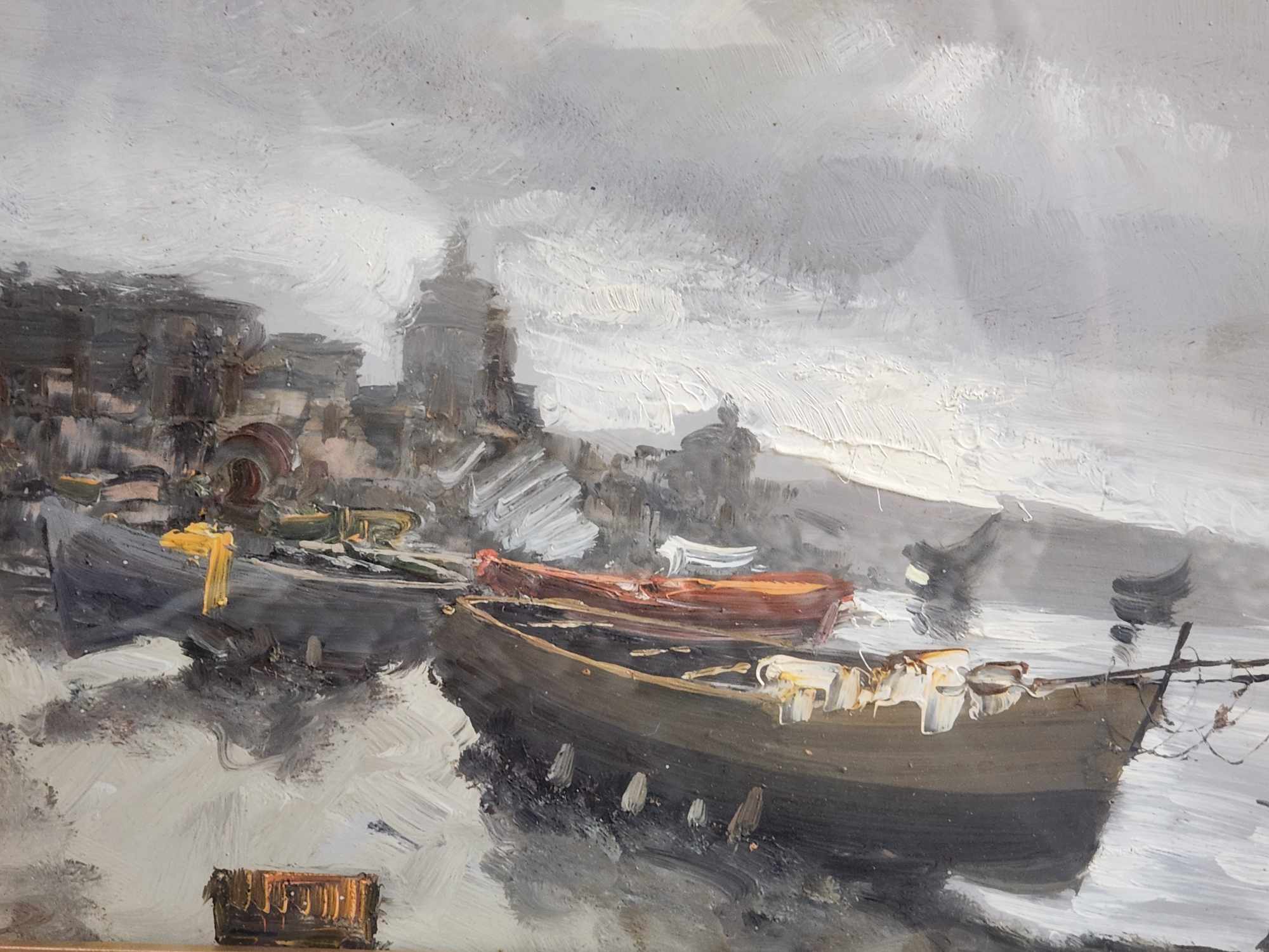 Quadro epoca 900 pittore E. Canò - immagine 5