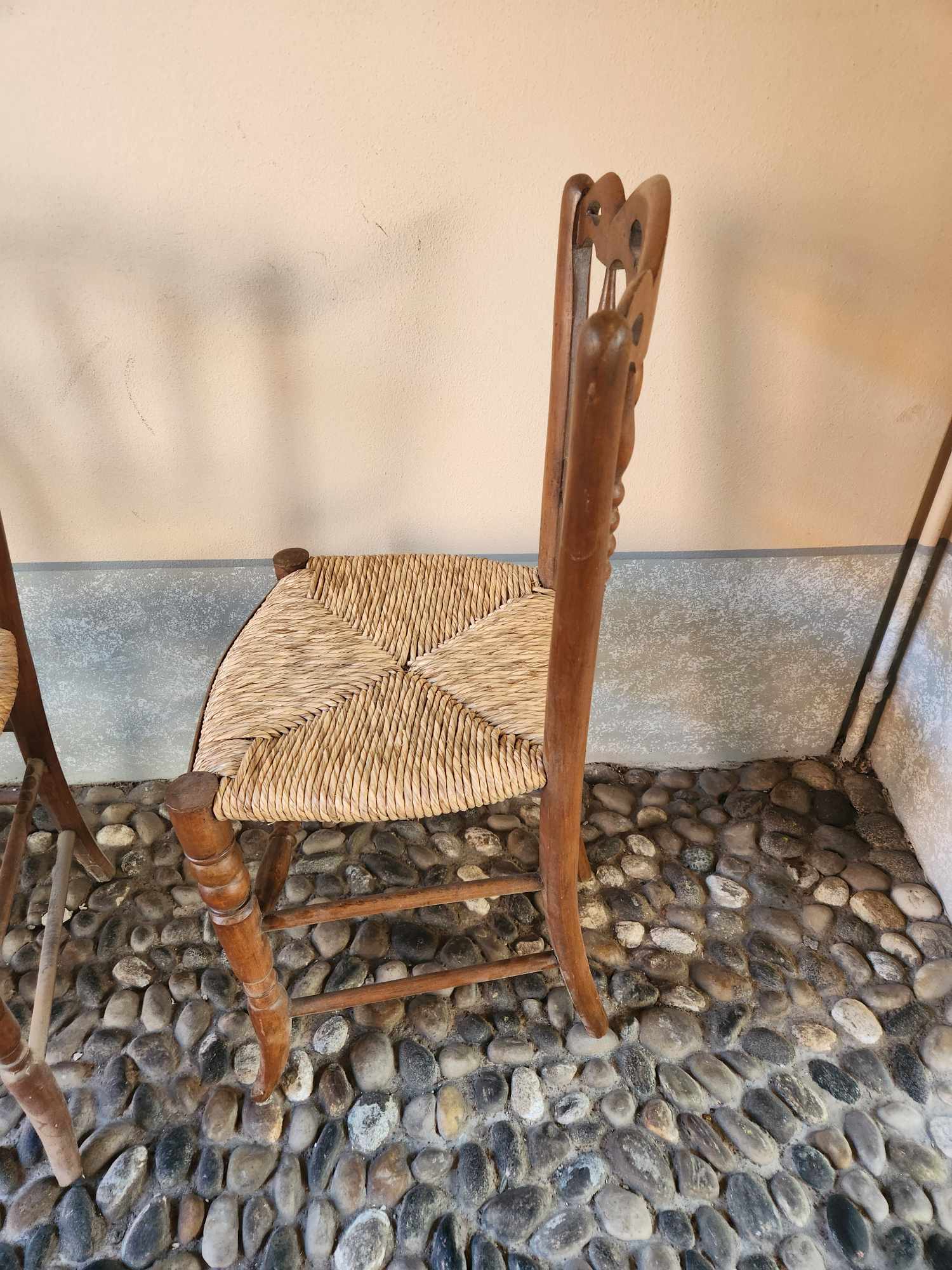 Sedie antiche rustiche - immagine 9