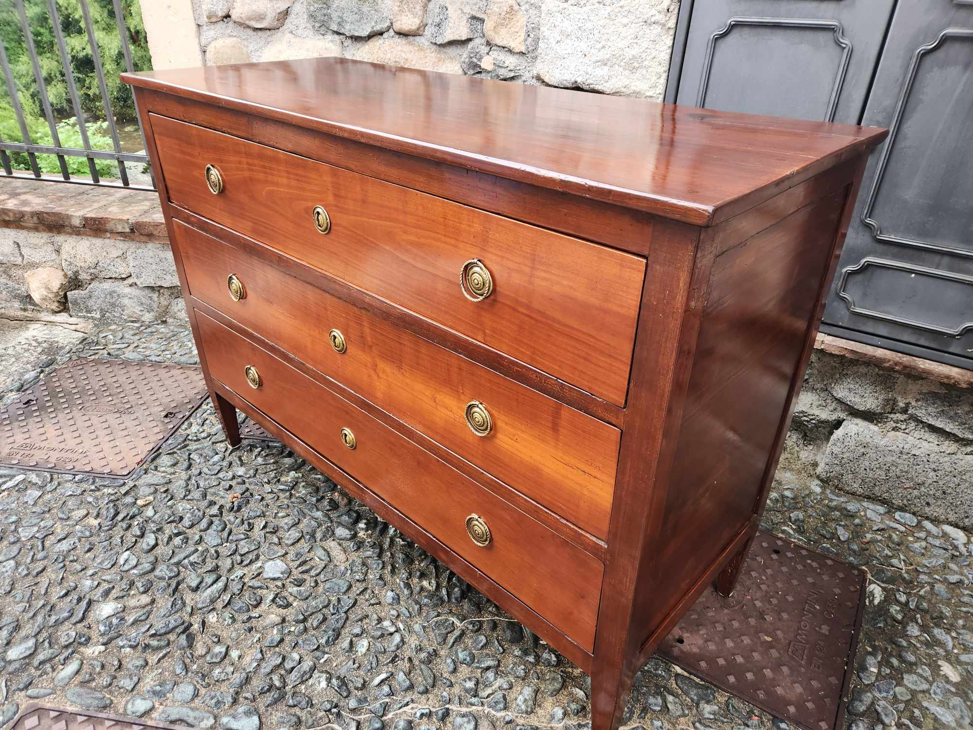 Cassettone antico epoca 800 - immagine 5