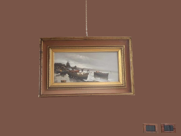 Quadro epoca 900 pittore E. Canò