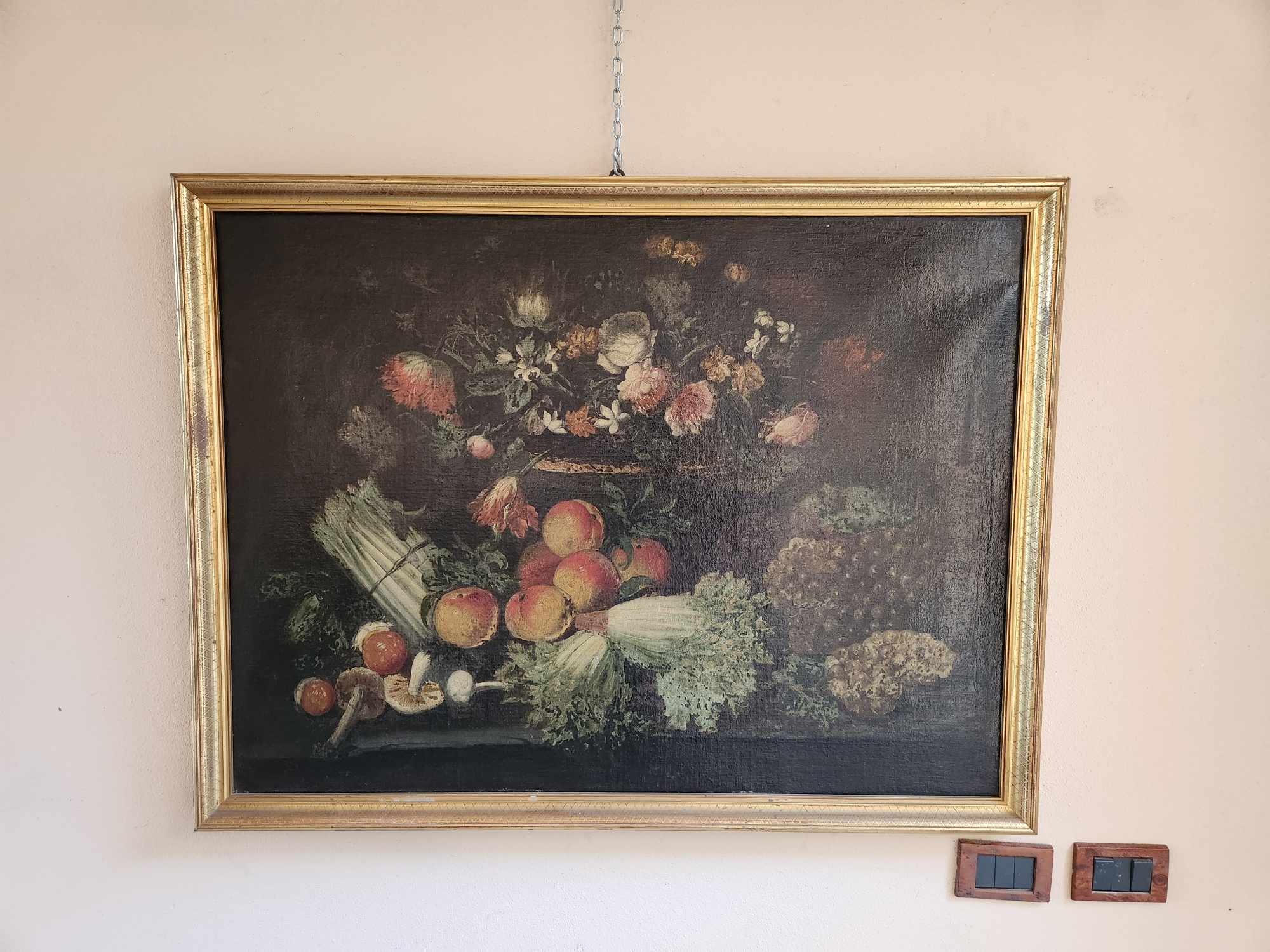Quadro antico epoca 600 raff. Natura Morta - immagine 3