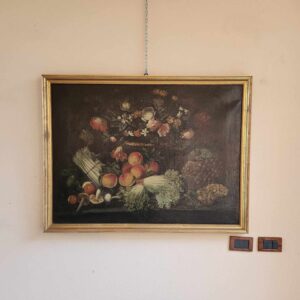 Alternative view of Quadro antico  epoca 600 raff. Natura Morta