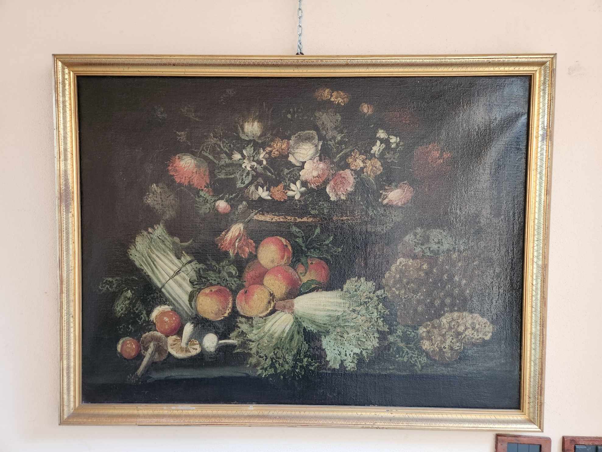 Quadro antico epoca 600 raff. Natura Morta - immagine 7