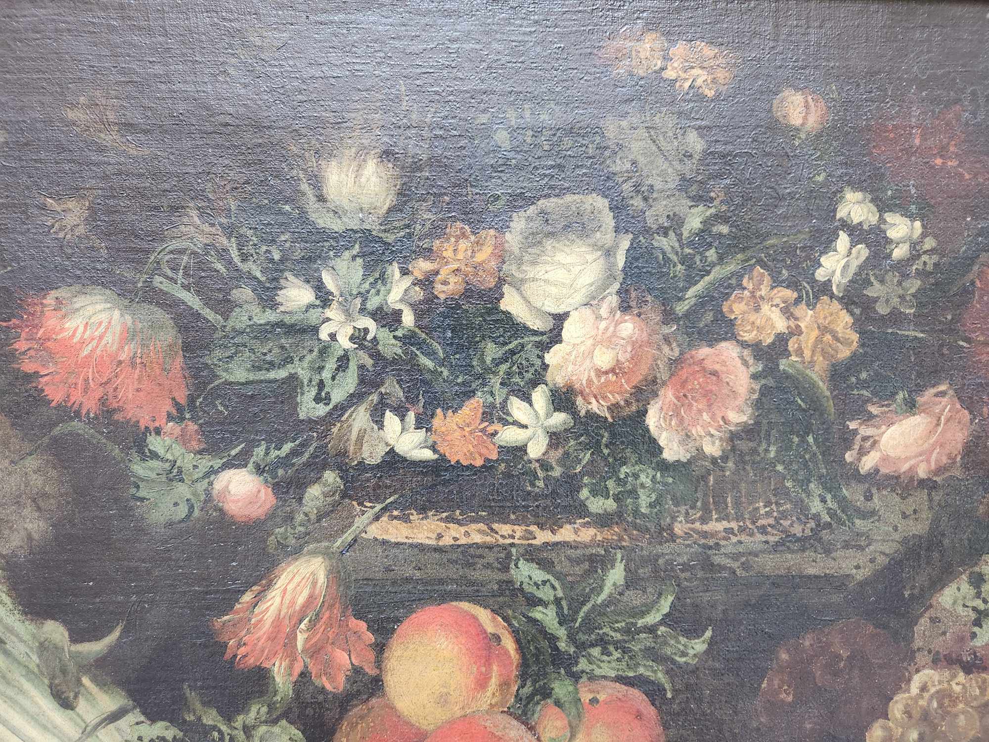 Quadro antico epoca 600 raff. Natura Morta - immagine 12