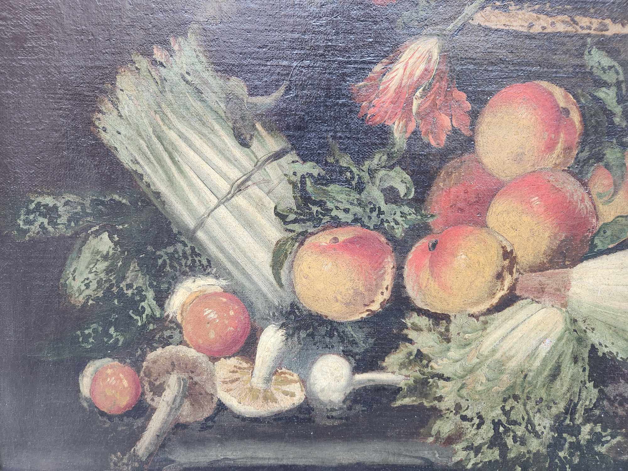 Quadro antico epoca 600 raff. Natura Morta - immagine 9