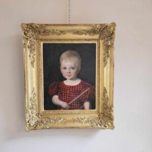 Alternative view of Dipinto antico raff. Bambina